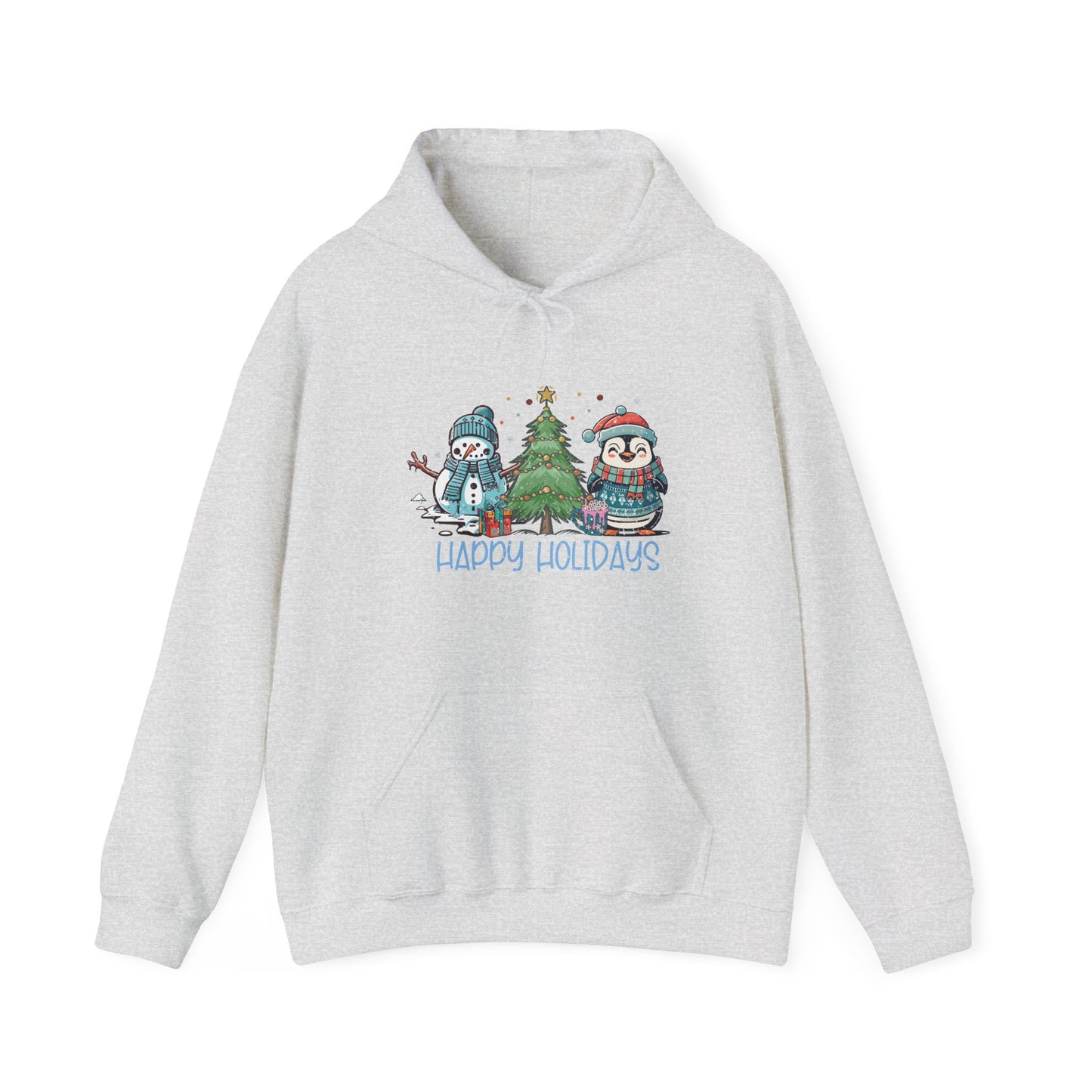 Happy Holidays Penguin Hoodie