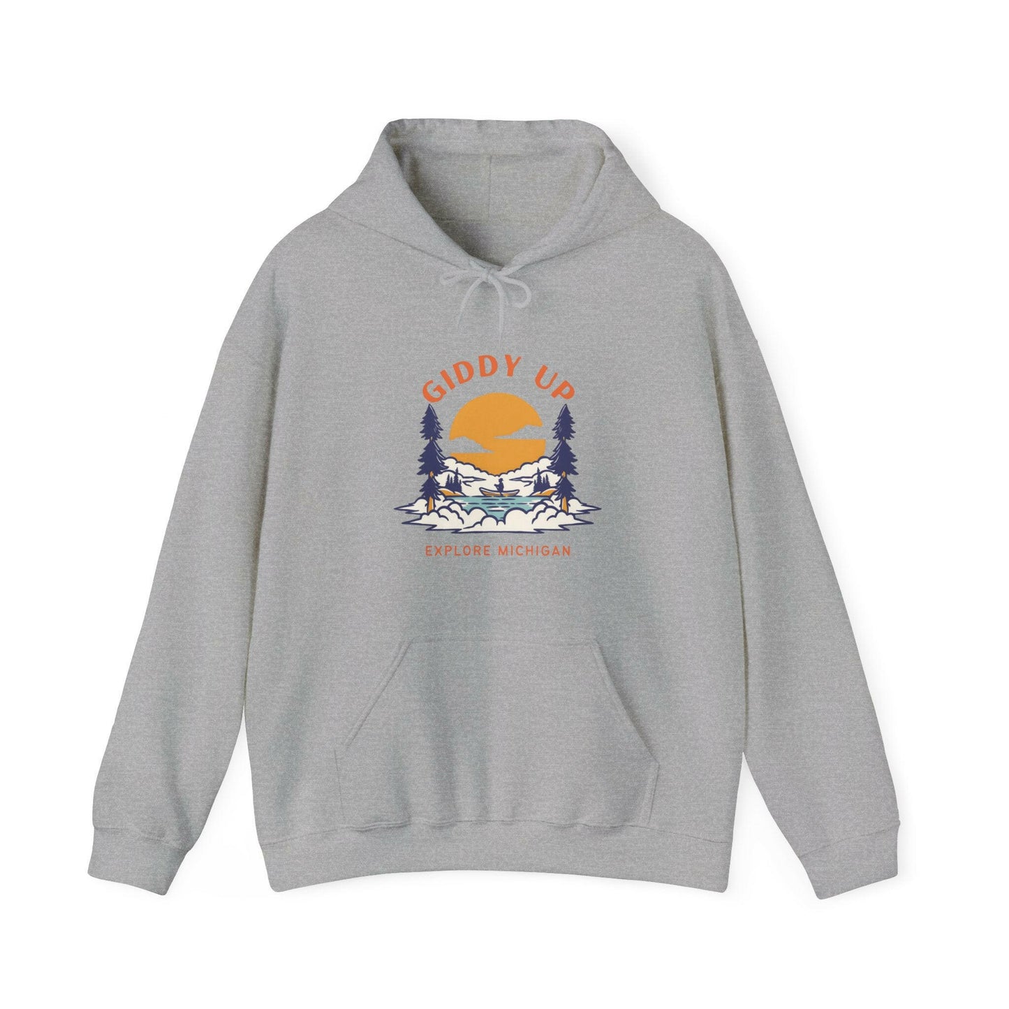 Giddy Up - Explore Michigan Unisex Heavy Blend™ Hoodie