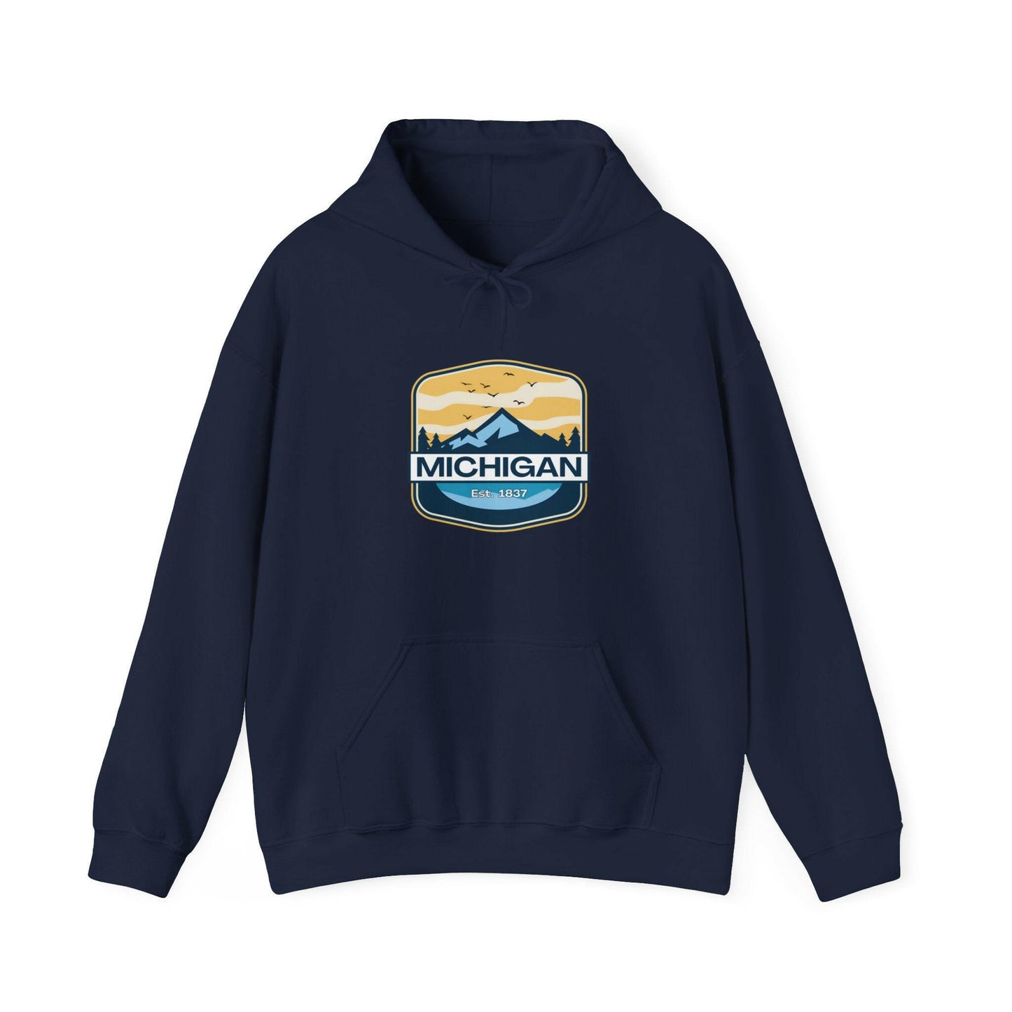 Michigan Adventure Est. 1837 Badge Hoodie