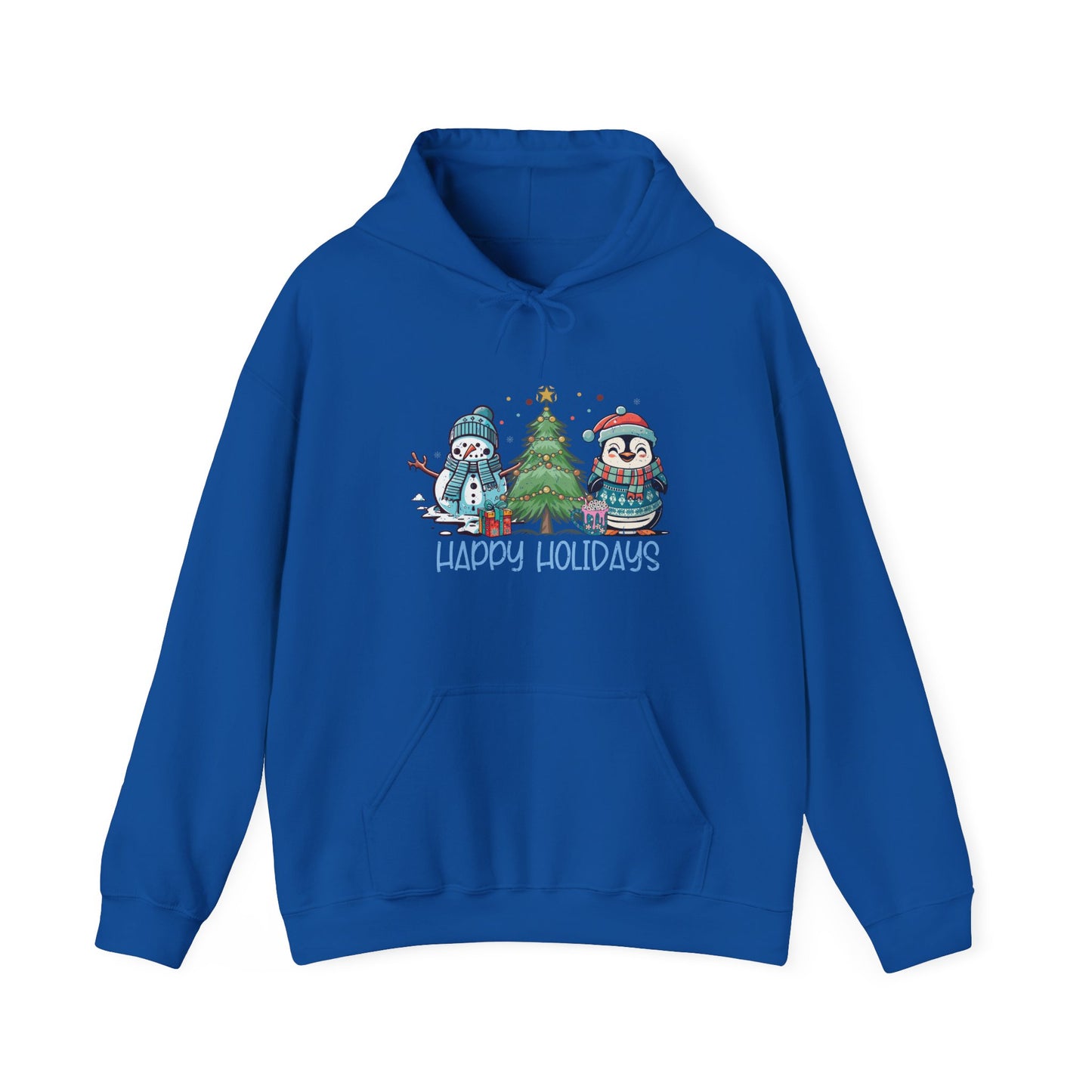 Happy Holidays Penguin Hoodie