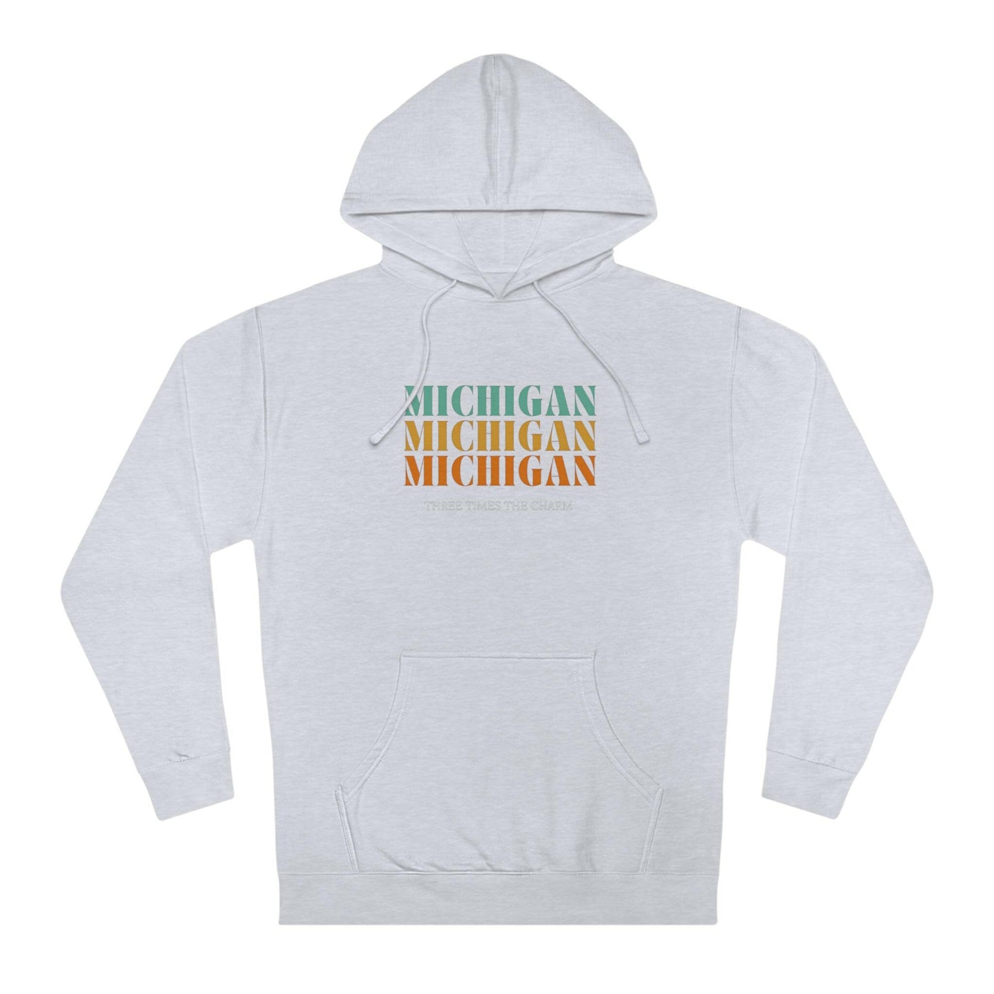 3 Times the Charm Unisex Hooded Sweatshirt