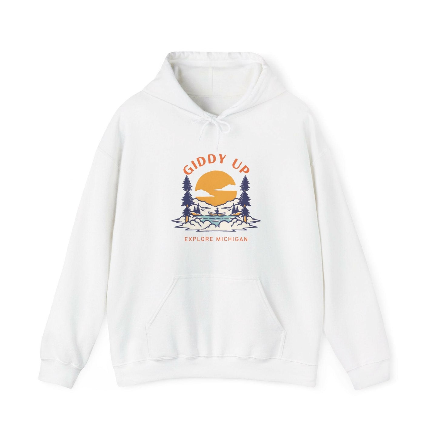 Giddy Up - Explore Michigan Unisex Heavy Blend™ Hoodie