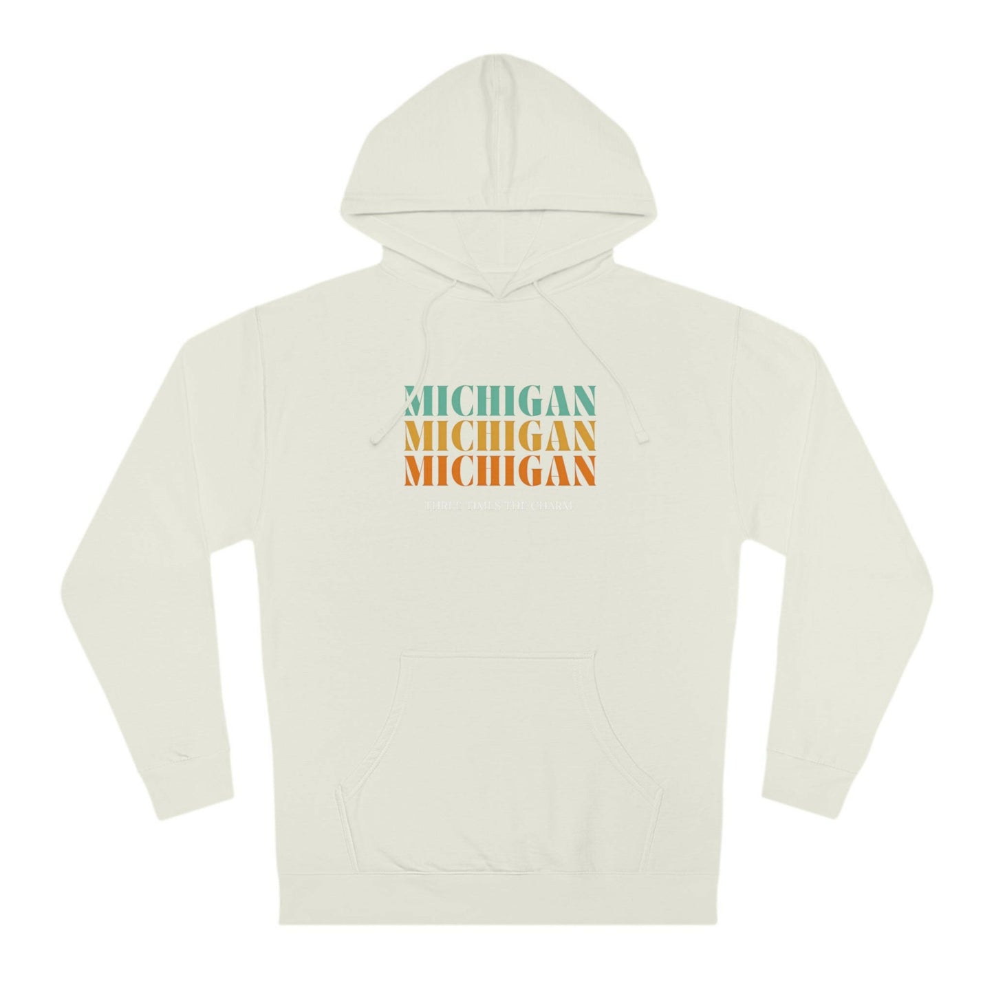 3 Times the Charm Unisex Hooded Sweatshirt