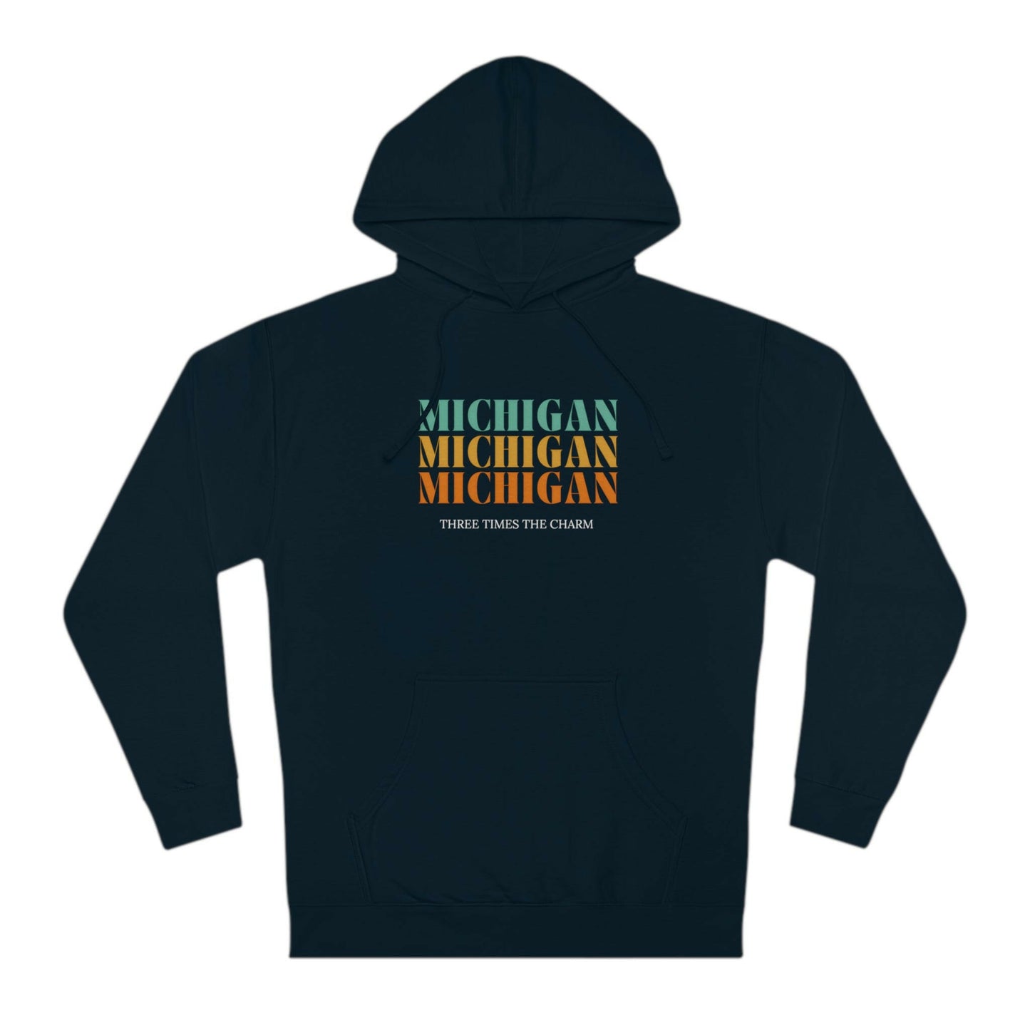 3 Times the Charm Unisex Hooded Sweatshirt