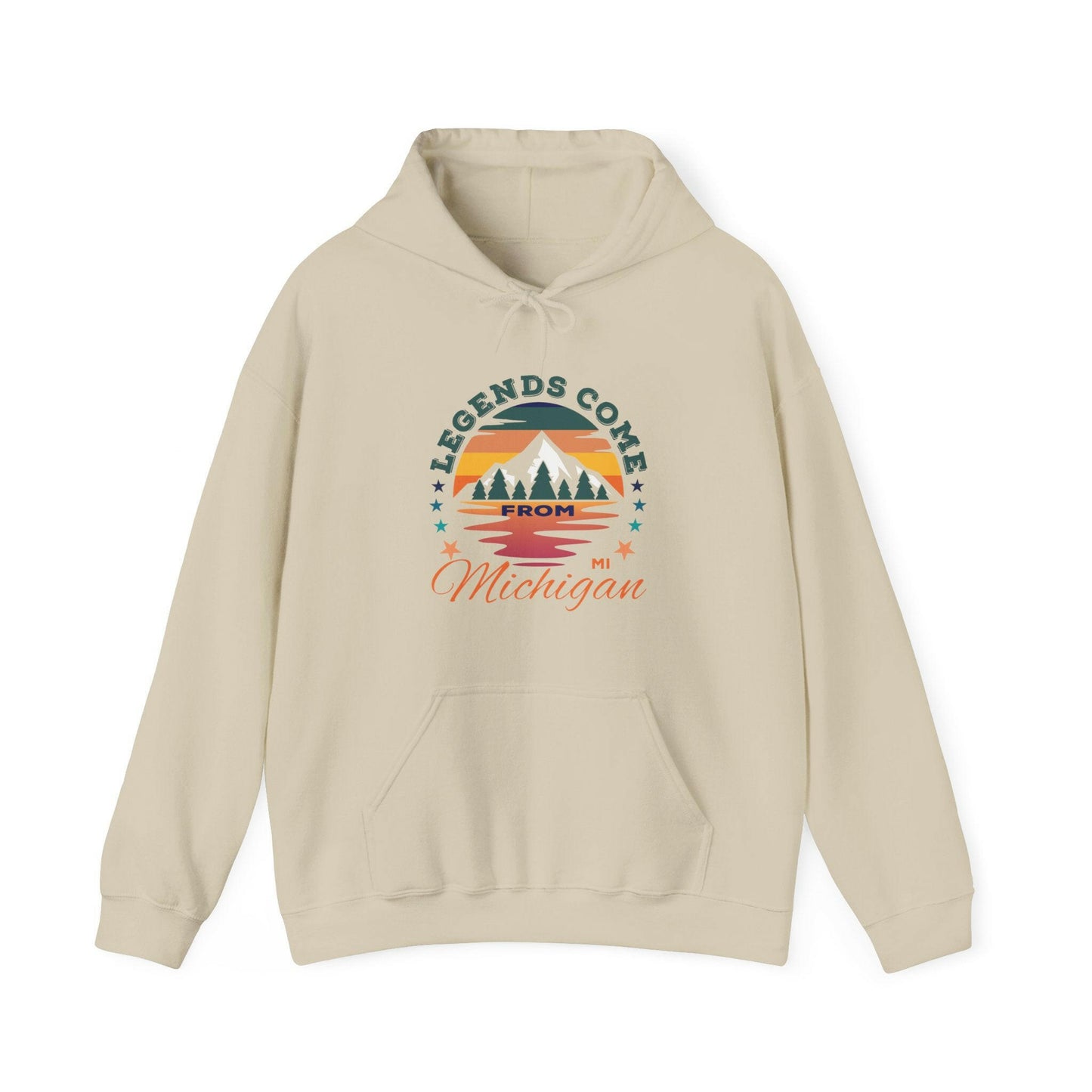 Legends Come from Michigan Unisex Heavy Blend™ Hoodie