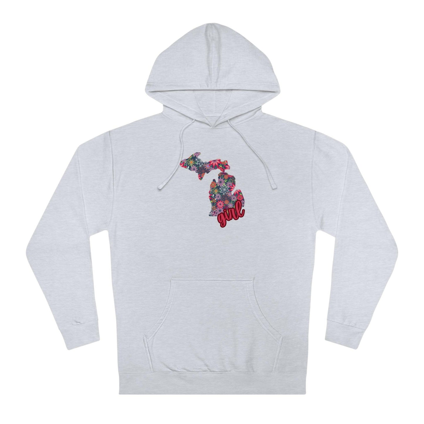 Michigan Girl Floral Hoodie