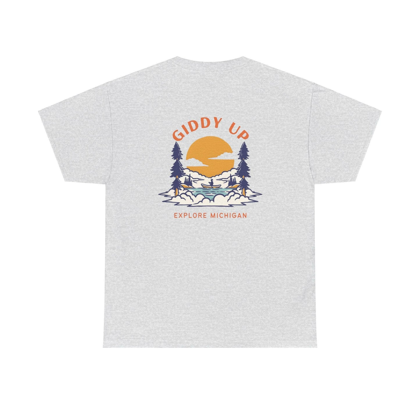 Giddy Up - Explore Michigan Unisex Heavy Cotton Tee