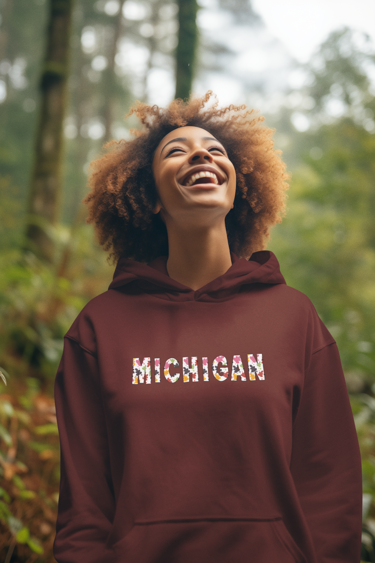 Leaves are Falling in Michigan Unisex Heavy Blend™ Hoodie