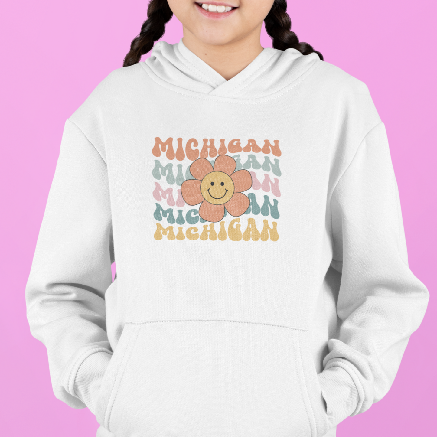 Lil' Michigan Smile Michigan Hoodie