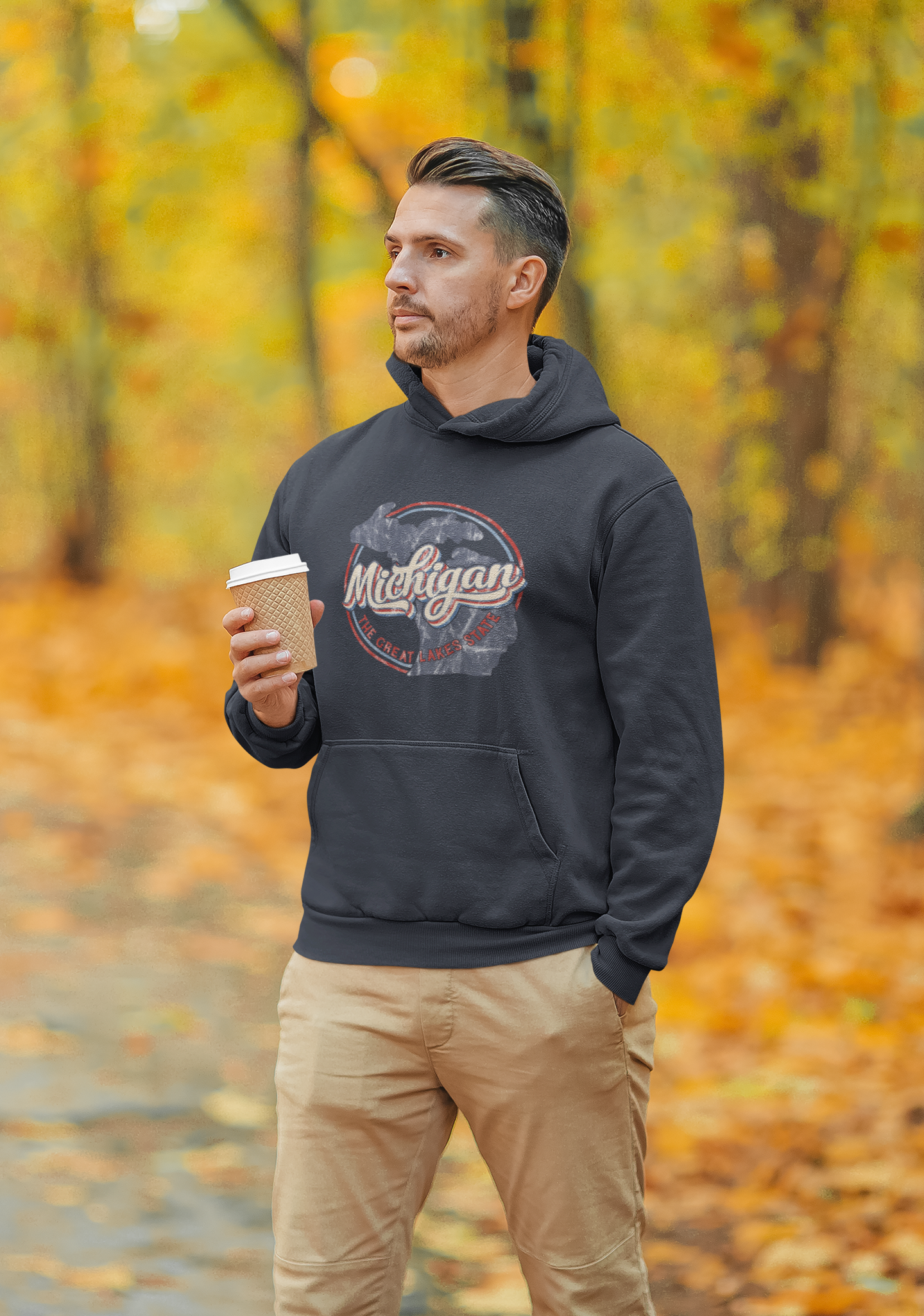 MI Great Lakes State Unisex Hoodie