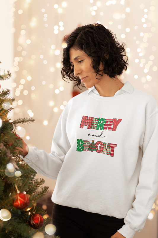 Merry and Bright Crewneck Sweatshirt